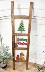 Interchangeable Ladder Christmas Inserts