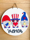 Merica Gnome(3D Door Hanger)