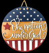One Nation Under God (3D Door Hanger)