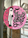 Hey Boo! Kid Ghost Door Hanger