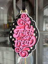 Trick or Treat, swirl Door Hanger