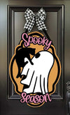 Spooky Season, Cat and Ghost Door Hanger