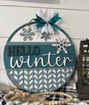 Hello Winter (3D Door Hanger)