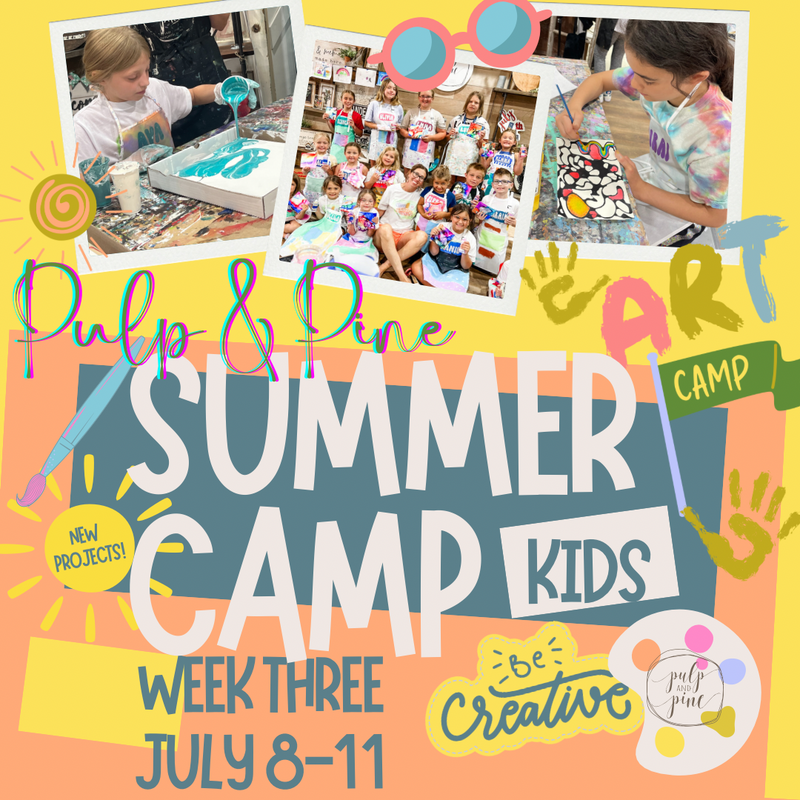 Kids Creative Summer Camp - WEEK THREE (7/8-7/11 2024)