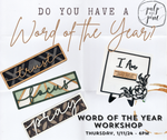 Word of the Year Workshop - 1/11/24 6pm