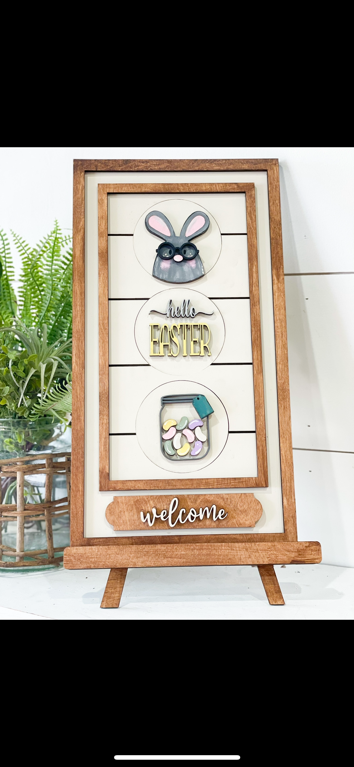 Welcome Interchangeable Sign Stand w/Easter Inserts – Pulp and Pine DIY ...