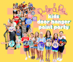 Kids Mini Doorhanger Paint Party (Kids Party Package)