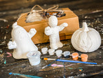 Kids Halloween Ceramic DIY Kit Gift Box