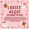 12.5.25 @ 6pm Ladies Night! Christmas Door Hanger and Ornament