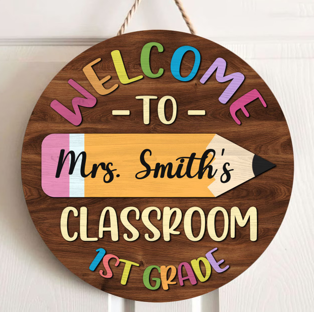 Teacher Pencil Door Hanger