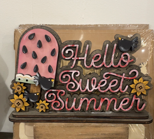 Hello Sweet Summer Shelf Sitter