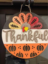 Thankful Turkey (3D Door Hanger)