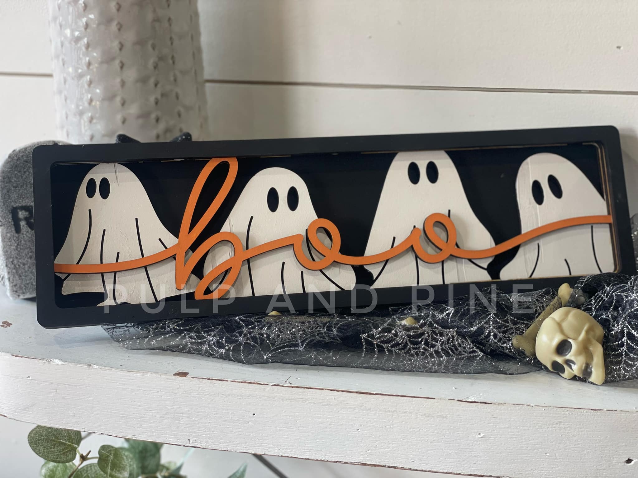 Boo 3D Sign – Pulp and Pine DIY Studio