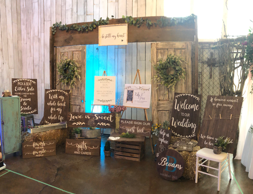 Wedding Sign Rentals – Pulp and Pine DIY Studio