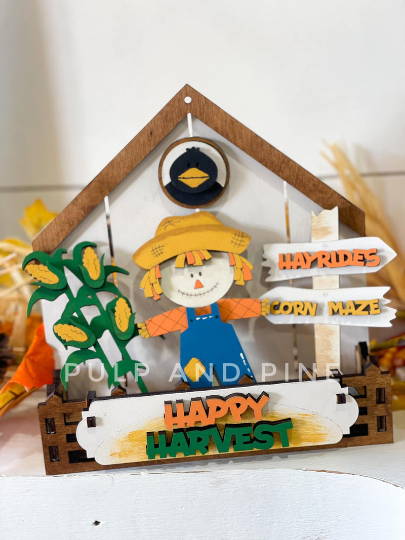Happy Harvest House Box (Interchangeable for All Seasons)
