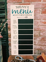 Menu (Rectangle Design)