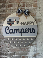 Happy Campers (3D Door Hanger)