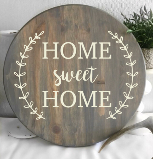 Home Sweet Home (Round Design)