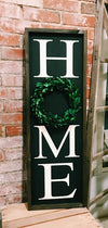Home with wreath (Rectangle Design)