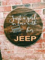 Just a Girl, Jeep (Round Design)