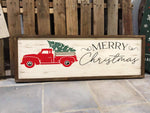 Merry Christmas truck (Rectangle Design)