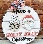 Have a Holly Jolly Christmas (3D Door Hanger)