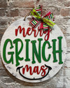 Merry Grinchmas (3D Door Hanger)