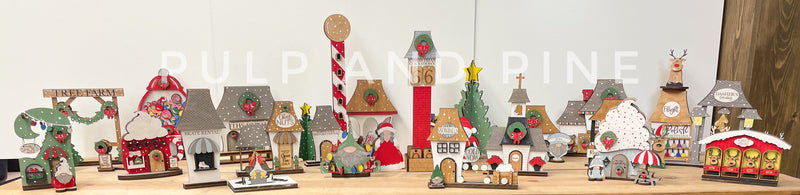 Christmas Village: Shoe Shop (3D Shelf Sitter)
