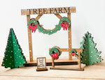 Christmas Village: Tree Farm (3D Shelf Sitter)