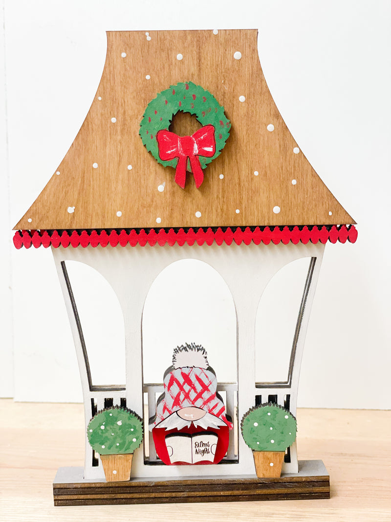 Christmas Village: Caroling Gazebo (3D Shelf Sitter)