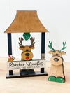 Christmas Village: Reindeer Smooches (3D Shelf Sitter)