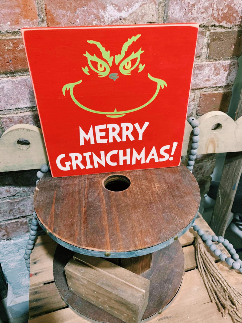 Merry Grinchmas (Square Design)