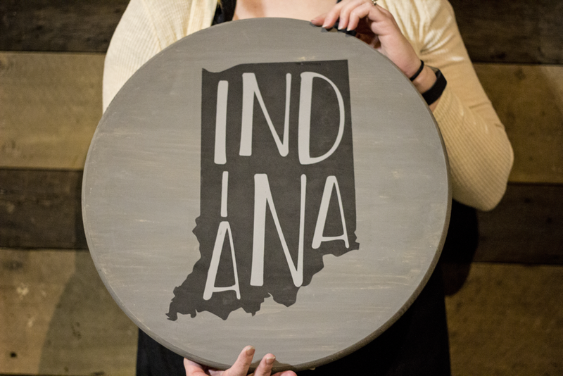 State of Indiana (Round Design)