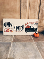Pumpkin Patch Truck (Rectangle Design)