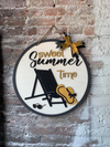 Sweet Summer Time, beach chair (3D Door Hanger)