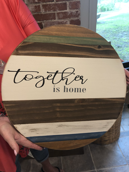 Together is Home (Round Design)