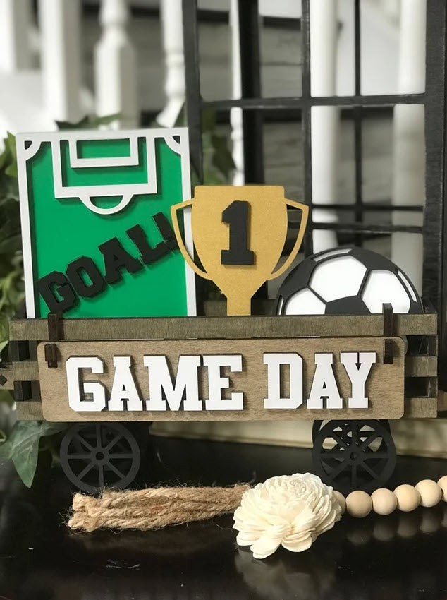 Game Day: Soccer (Interchangeable Wagon Set) – Pulp and Pine DIY Studio