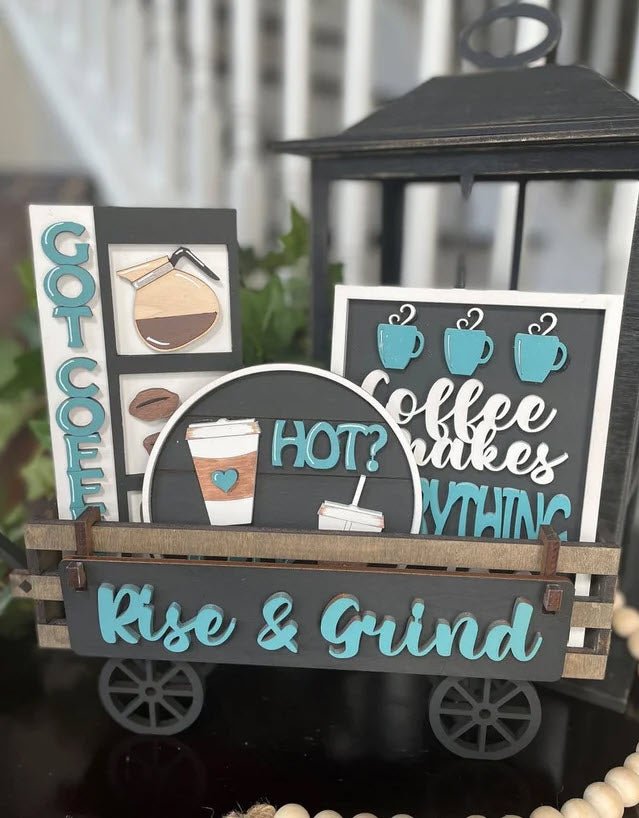 Rise & Grind Coffee (Interchangeable Wagon Set)