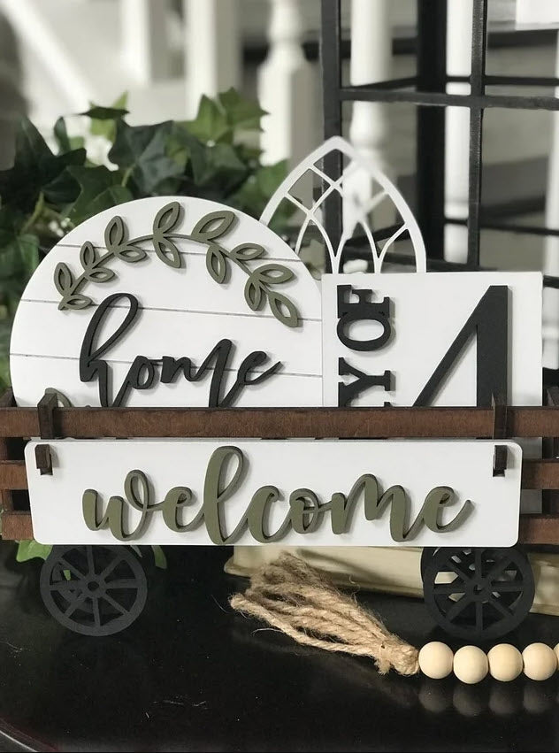 Welcome Home - New Baby (Interchangeable Wagon Set)