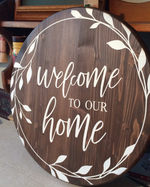 Welcome to Our Home (Round Design)