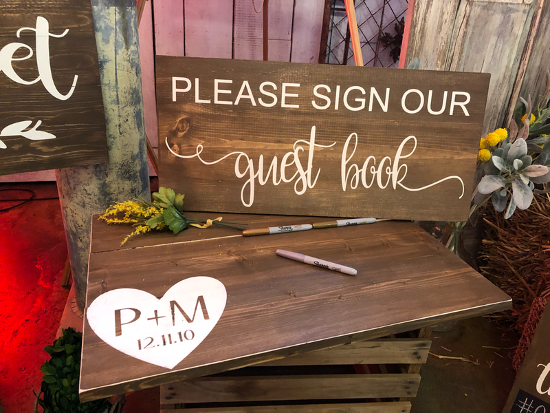 *DEPOSIT: Wedding Signs Rental Package