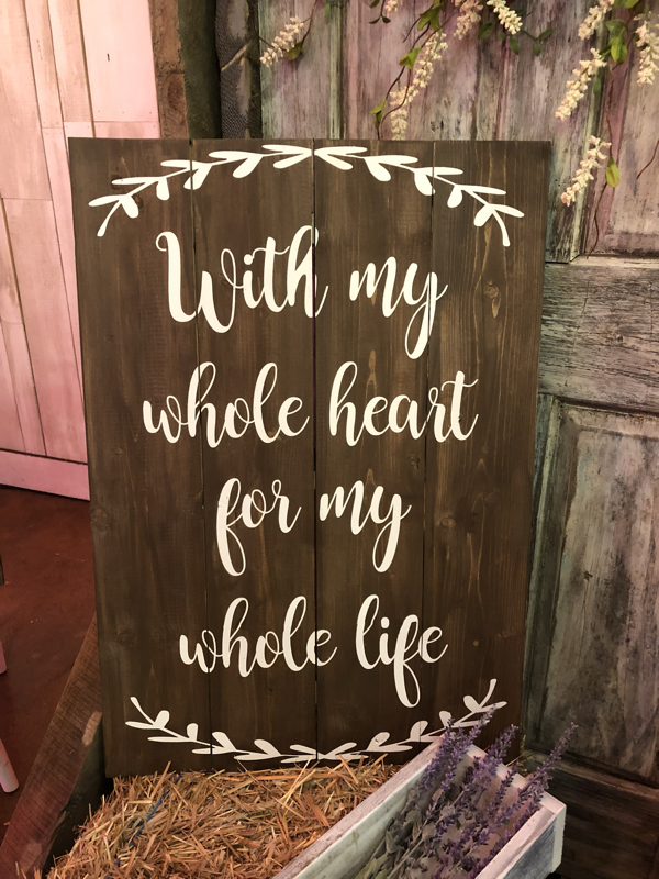 *DEPOSIT: Wedding Signs Rental Package