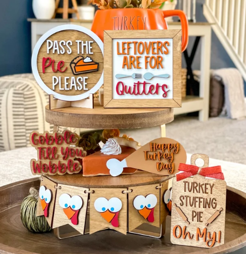 Thanksgiving (Interchangeable Tiered Tray Set)